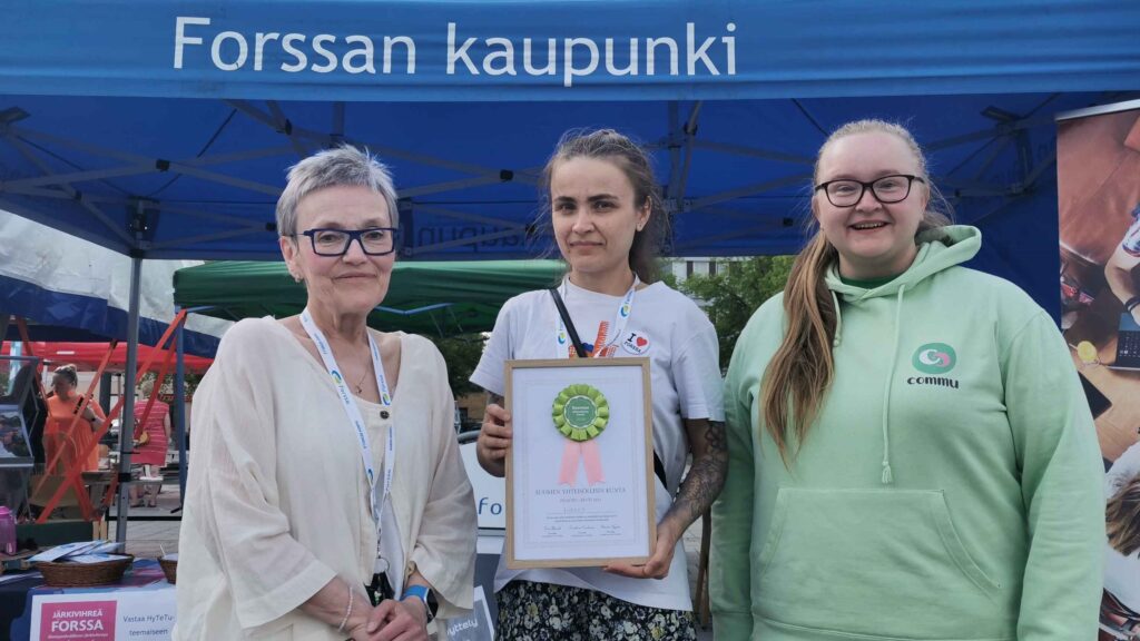Forssan kaupunki panostaa konkreettisesti yhteisöllisyyteen tekemällä auttamisesta ja avun pyytämisestä helppoa
