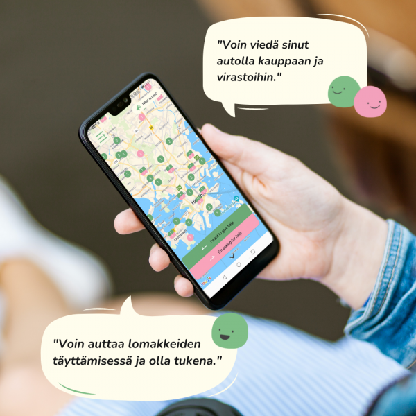 Ei otsikkoa Tarjoa apua ukrainalaisille Commu -sovelluksen kautta